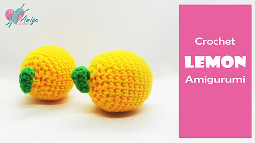 lemon amigurumi free crochet