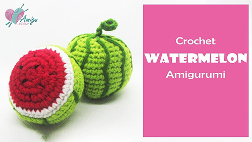 watermelon amigurumi