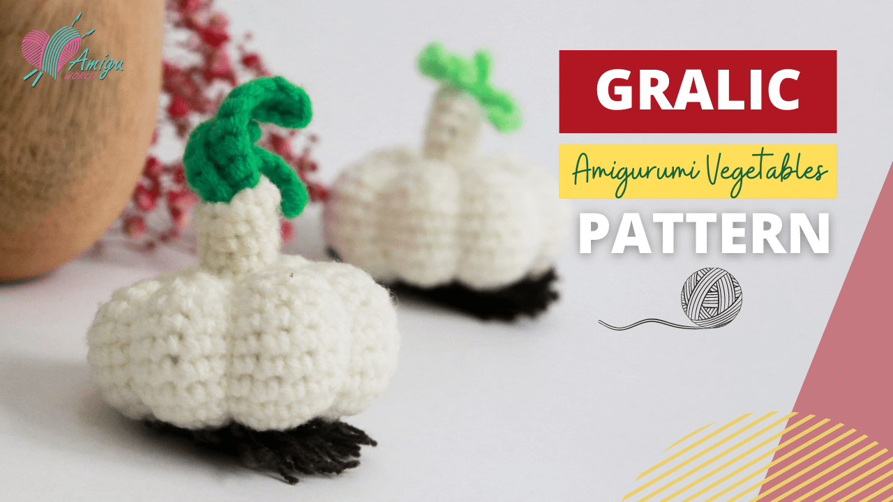 FREE Pattern - How to crochet a Garlic amigurumi