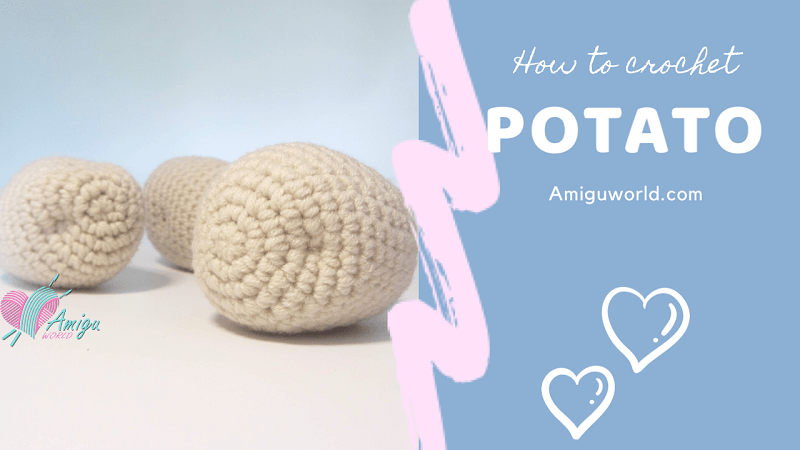 Potato amigurumi free pattern