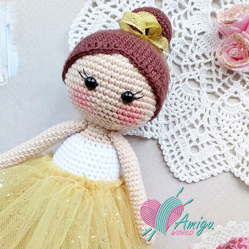 Ballerina doll amigurumi crochet – Russia pattern