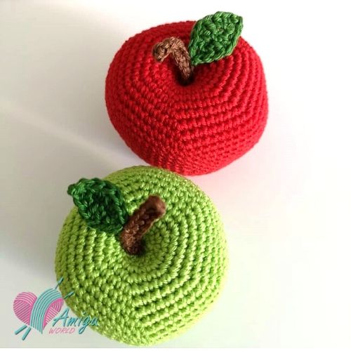 Big apple free amigurumi crochet – Turkish Pattern