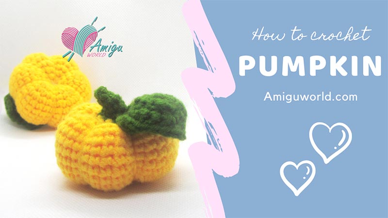 how to crochet a pumpkin amigurumi free pattern