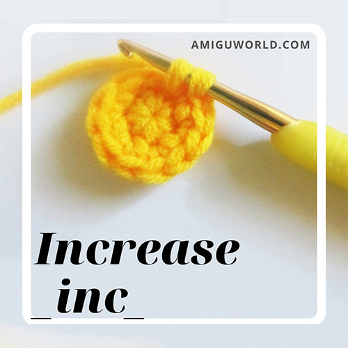 How to increase in crochet (inc)