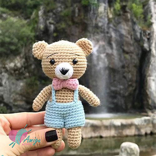Tiny bear amigurumi crochet free – Turkish Pattern