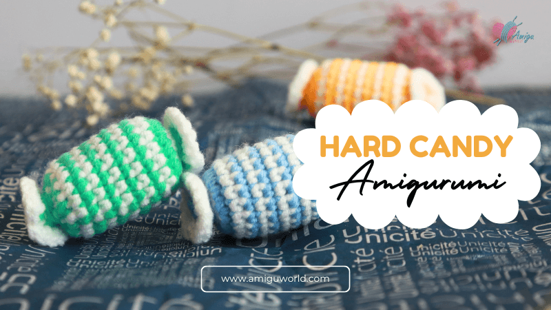 Free Pattern - Crochet a candy keychain amigurumi