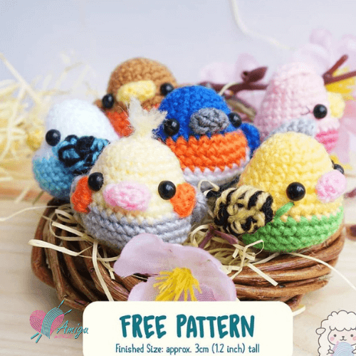 Crochet Bird Amigurumi – English pattern