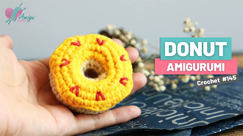Donut amigurumi free pattern