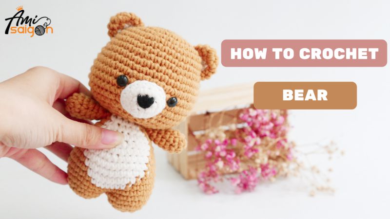 Amigurumi Teddy bear crochet pattern by AmiSaigon