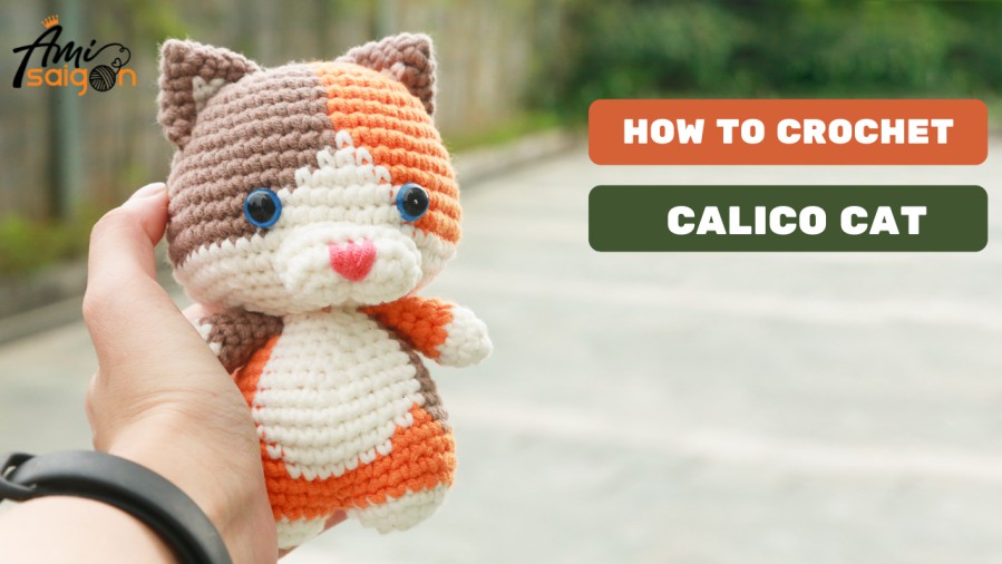 Amigurumi Calico cat crochet pattern