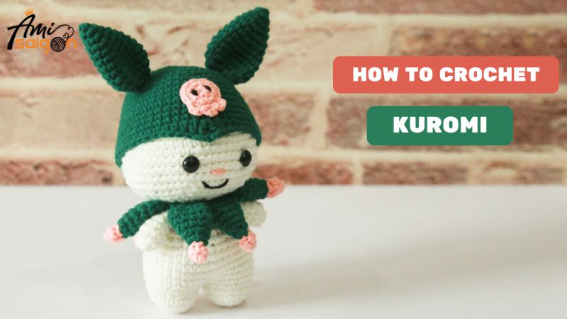 Amigurumi Kuromi character crochet pattern