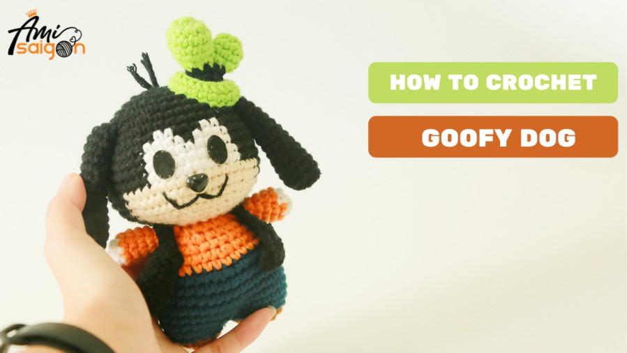 Crochet amigurumi Goofy dog Disney character