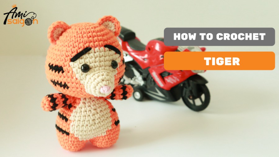 Crochet tiger "Tigger" amigurumi free pattern