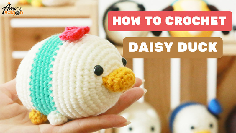 Daisy Tsum Tsum Amigurumi crochet pattern