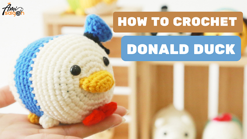 Donald duck crochet pattern