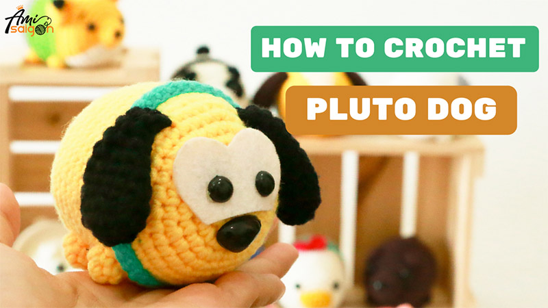 Pluto dog amigurumi crochet pattern by amisaigon