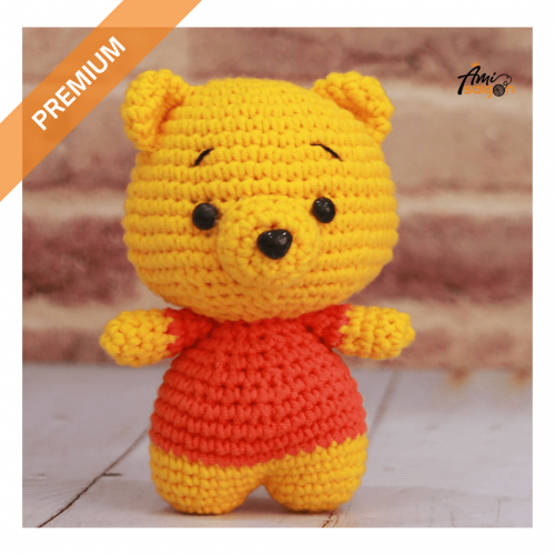 Pooh crochet pattern amigurumi – English pattern
