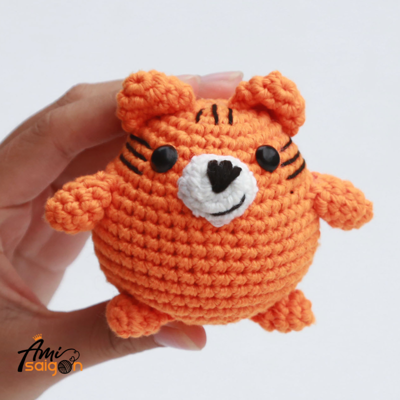 Amigurumi little Tiger Crochet pattern