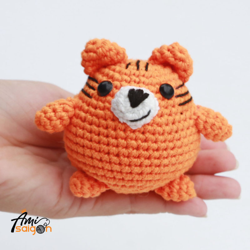 Amigurumi little Tiger Crochet pattern