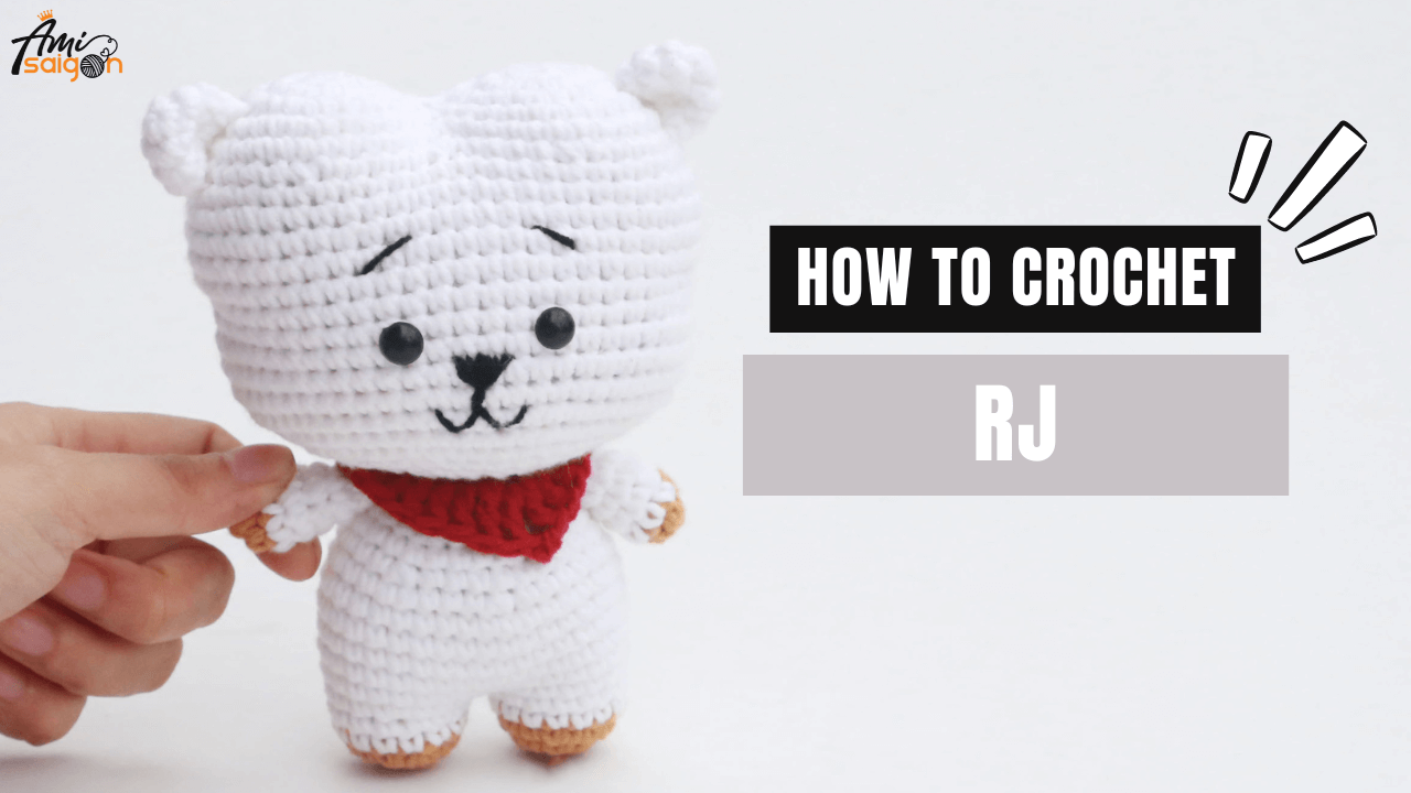 Crochet Your Own RJ Character from BT21 with AmiSaigon