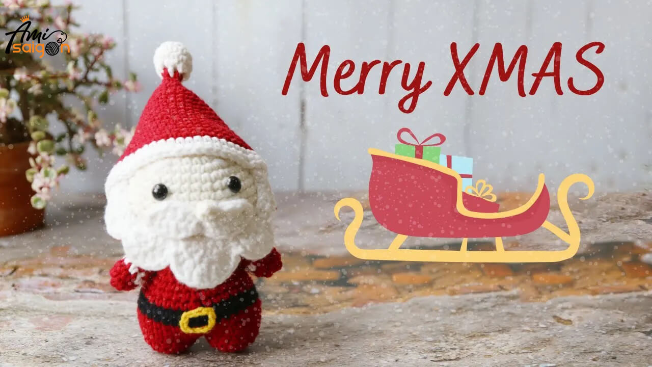 Spread Some Holiday Cheer with AmiSaigon's Amigurumi Santa Claus Tutorial
