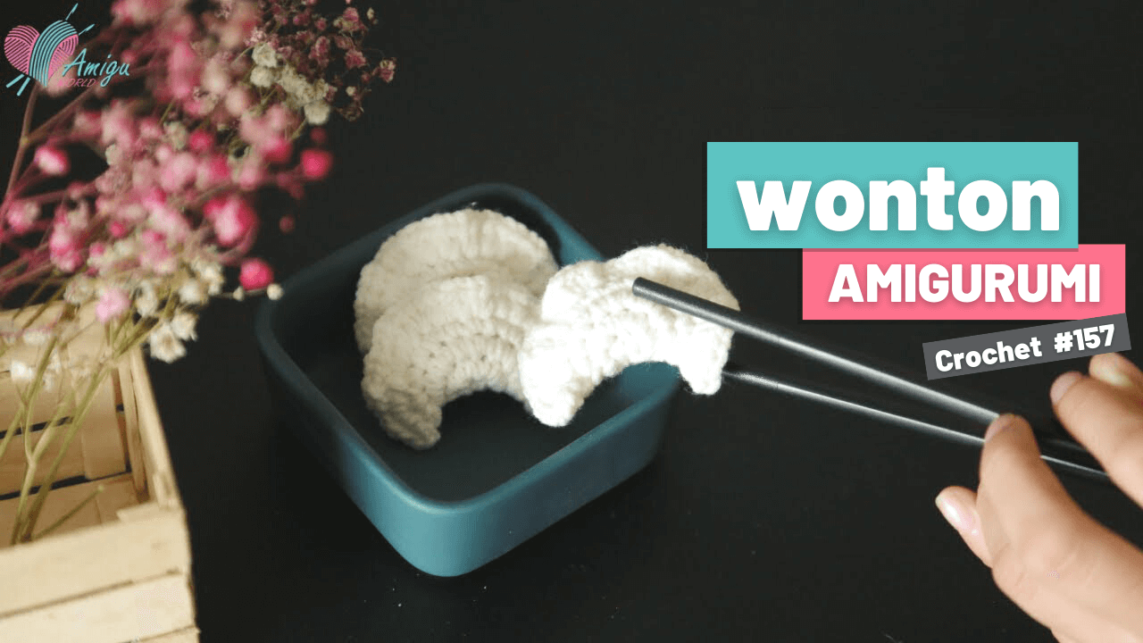 FREE pattern - How to crochet Wonton amigurumi