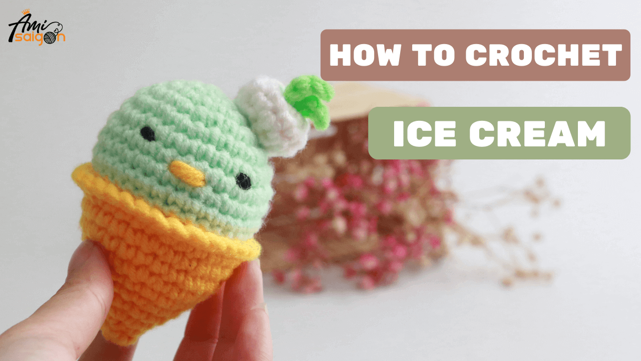 Crochet Penguin Ice Cream - Sumikko Gurashi Amigurumi Beginners Tutorial