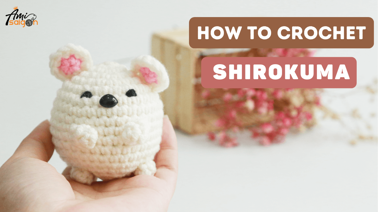 Crochet Shirokuma Sumikko Gurashi Amigurumi | Free Pattern and Tutorial