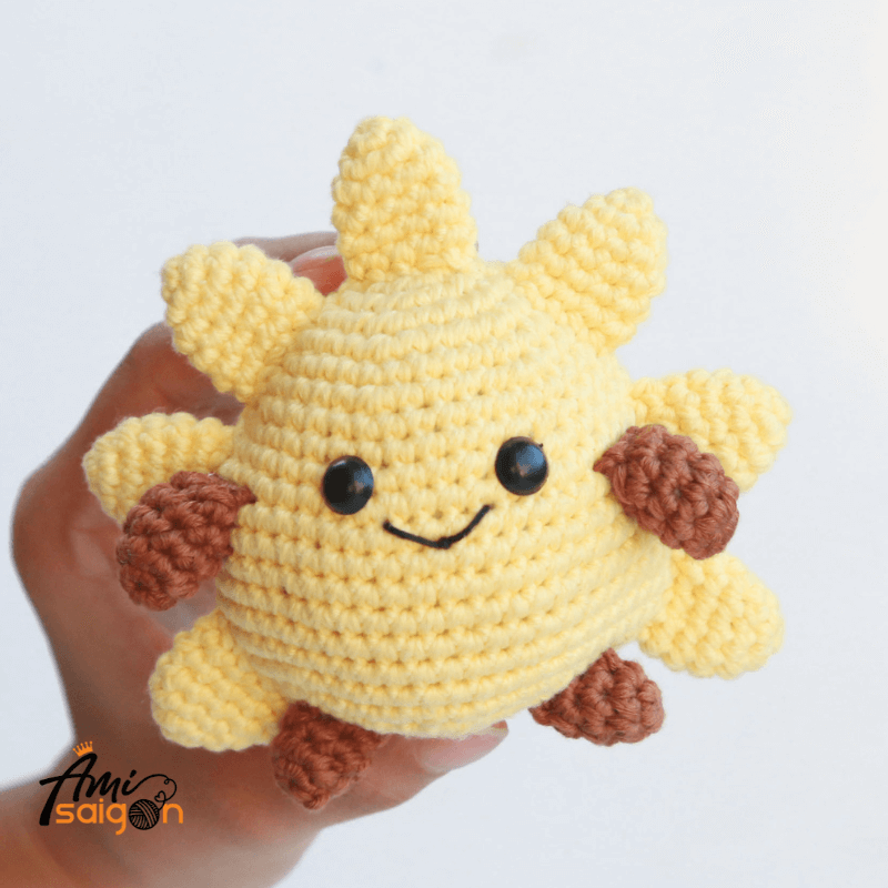 Amigurumi little Sun Crochet pattern