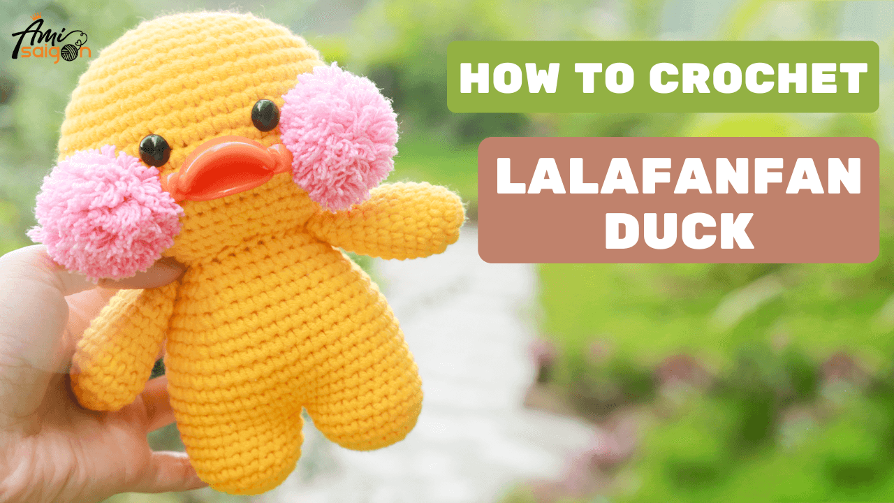 Learn to Crochet Lalafanfan Duck Amigurumi - Step-by-Step Video Tutorial