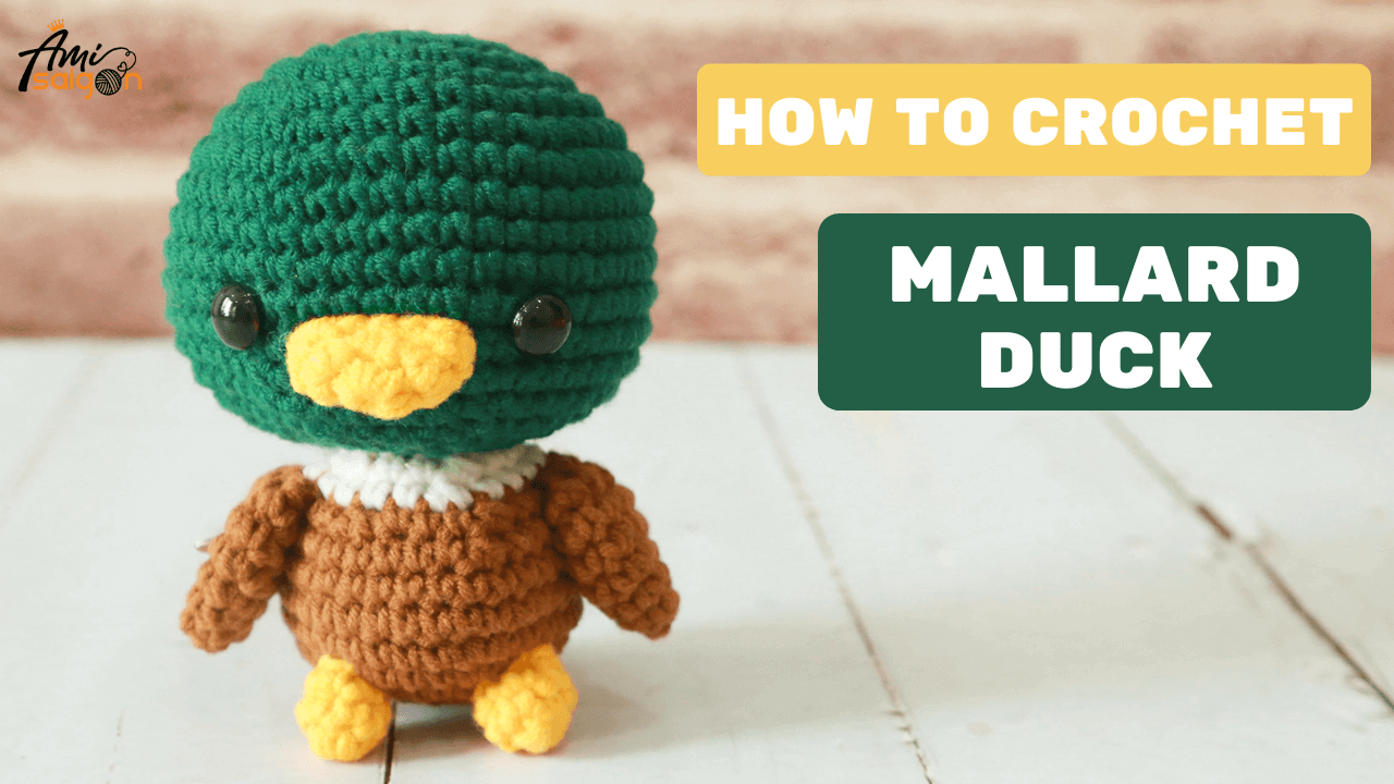 Mallard amigurumi - Craft your own charming duck