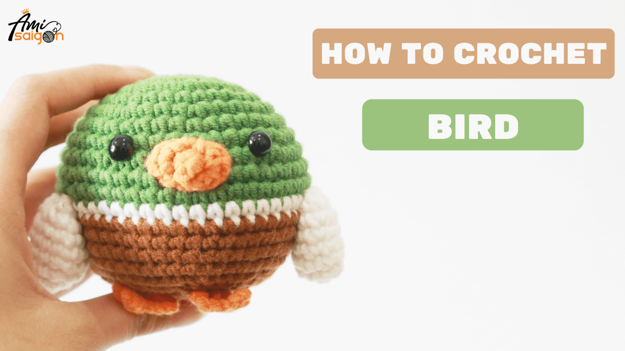 Crochet Chubby Bird Amigurumi - Step-by-Step Tutorial