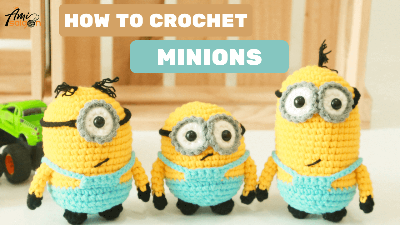 Crochet Minion Bundle 3in1 amigurumi - Triple the fun and cuteness