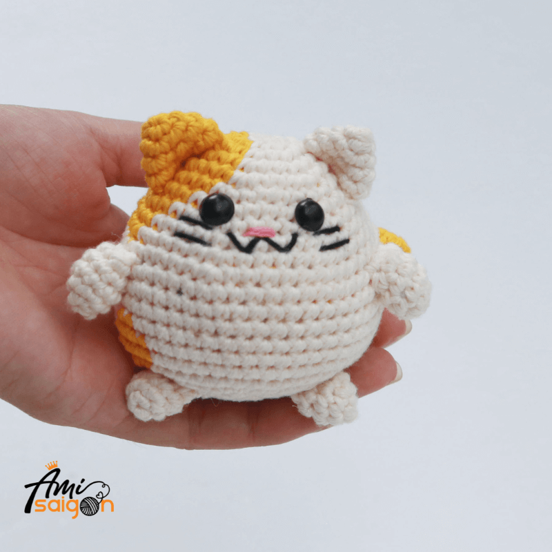Chubby Cat Crochet Amigurumi Pattern