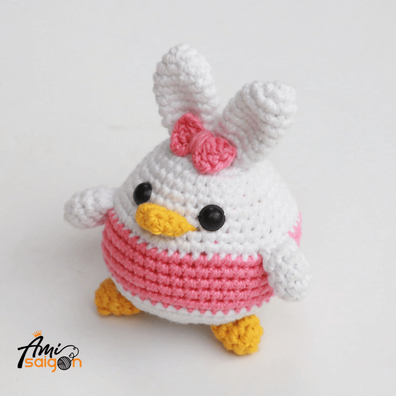 Free Crochet Pattern for Daisy Amigurumi (picture: @amisaigonvn)