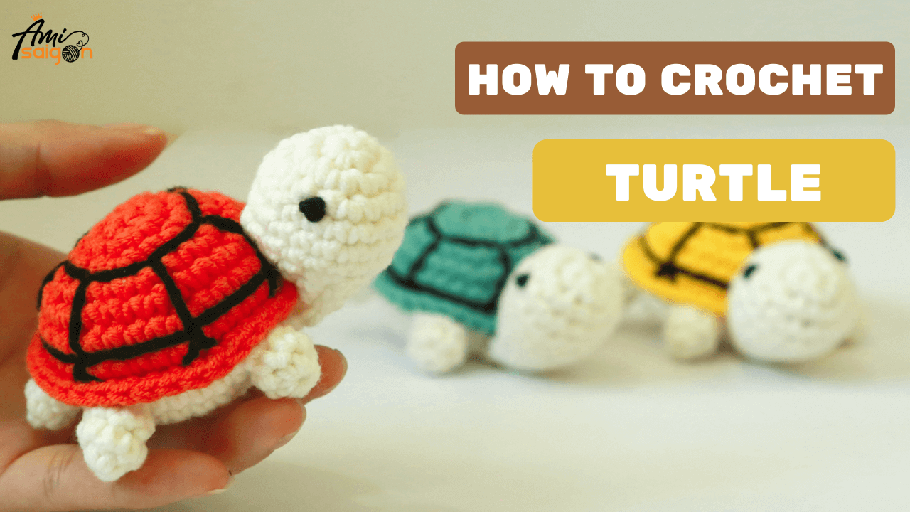 Crochet Tiny Turtle Amigurumi - Video Step-by-Step Tutorial