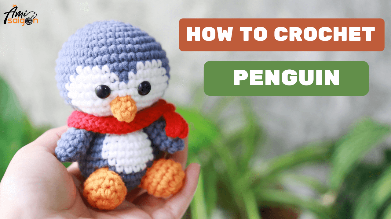 Crochet Penguin with Santa Hat - A Charming Holiday Amigurumi Project