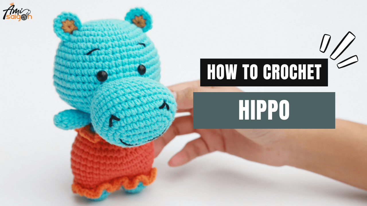 Hippo in Dress Amigurumi - A Sweet and Stylish Crochet Project