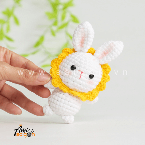 Sunflower Bunny Amigurumi – A Bright and Adorable Crochet Creation