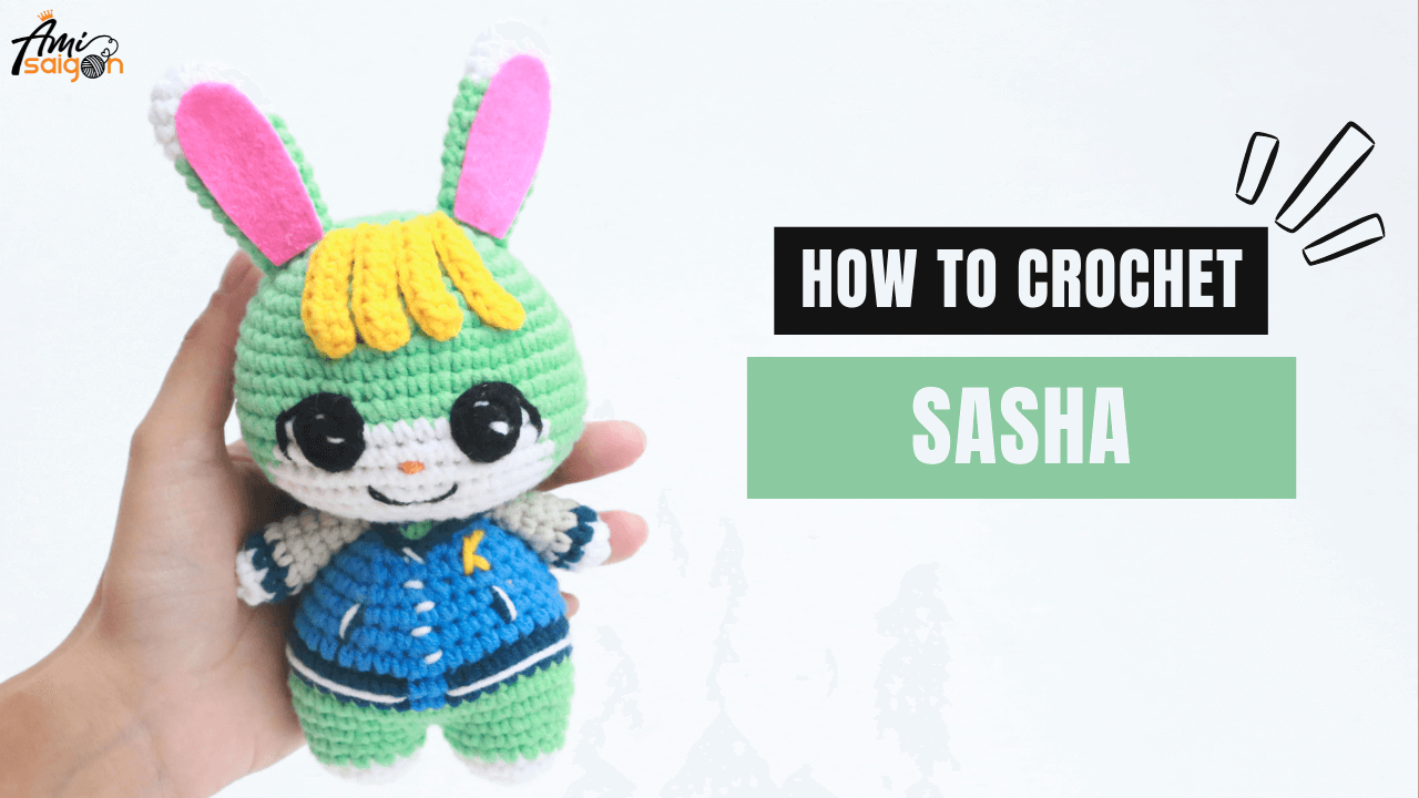Meet Sasha your new crochet companion - Free Pattern