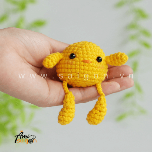 Crochet Chick Keychain Amigurumi – Free Pattern