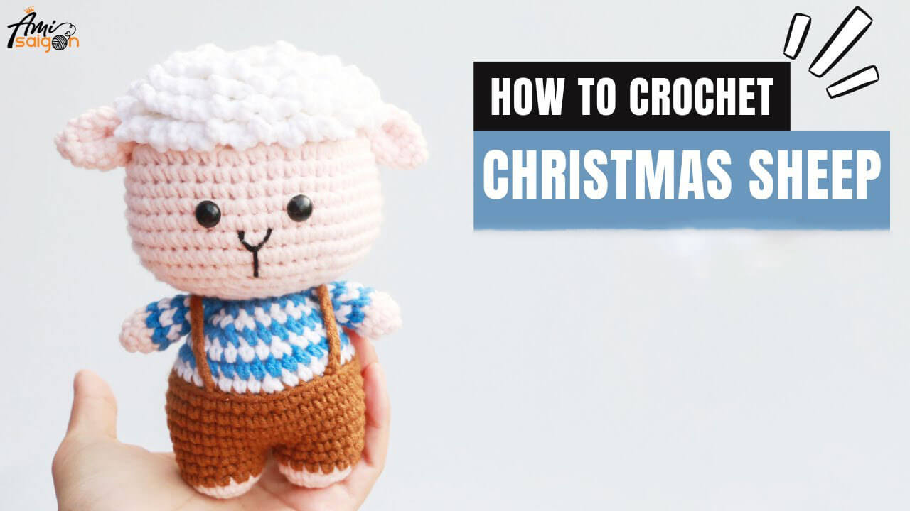 Adorable Sheep in Overalls Amigurumi - Free Crochet Tutorial