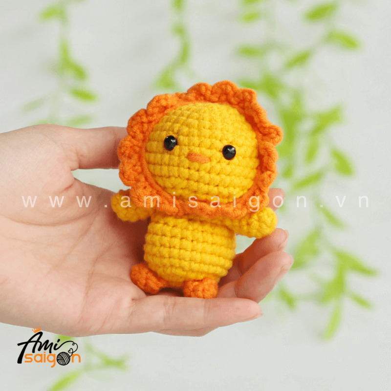 Amigurumi Duck Sunflower Crochet pattern by AmiSaigon