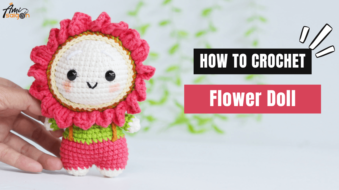 Flower Doll Free Amigurumi Crochet Tutorial