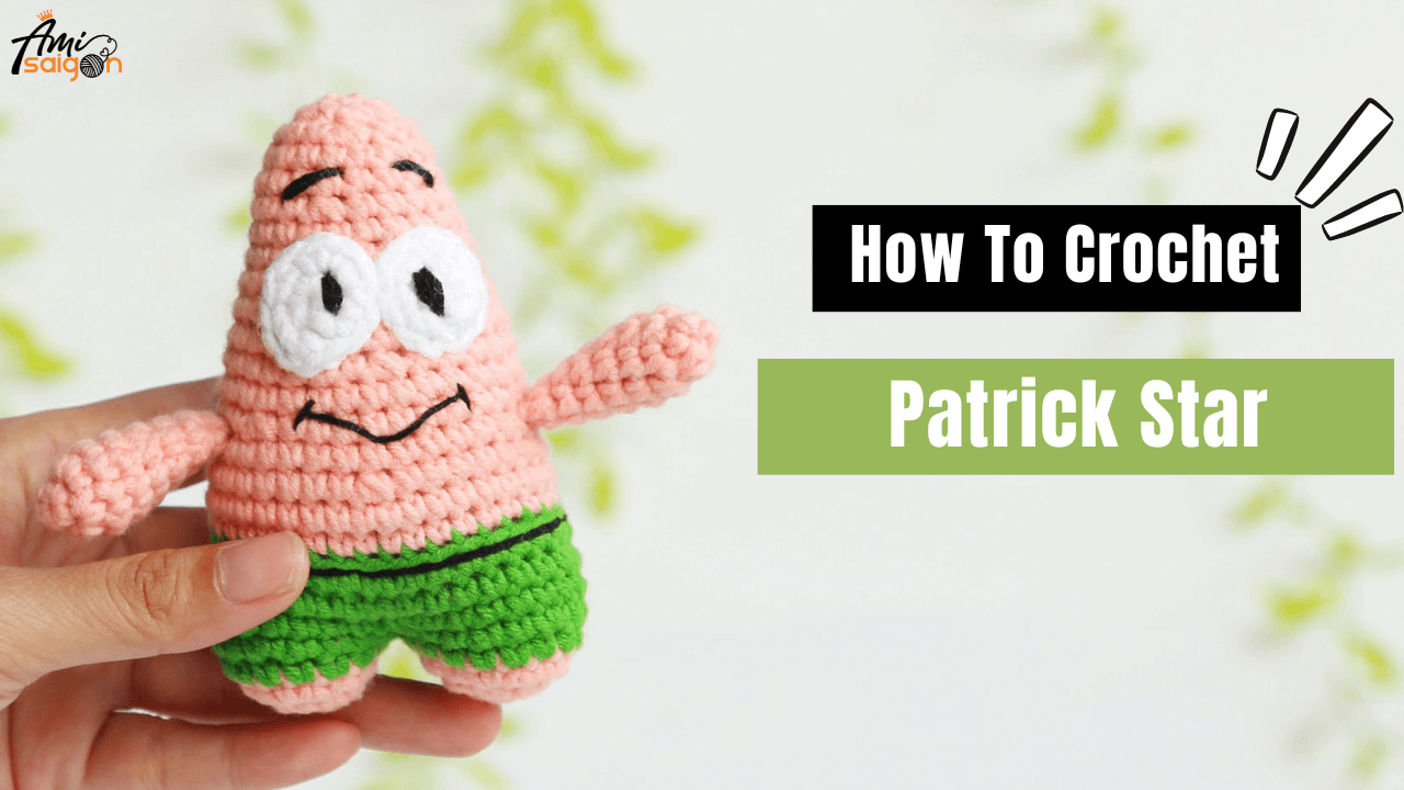 Cute Patrick Star Amigurumi Free Crochet Tutorial