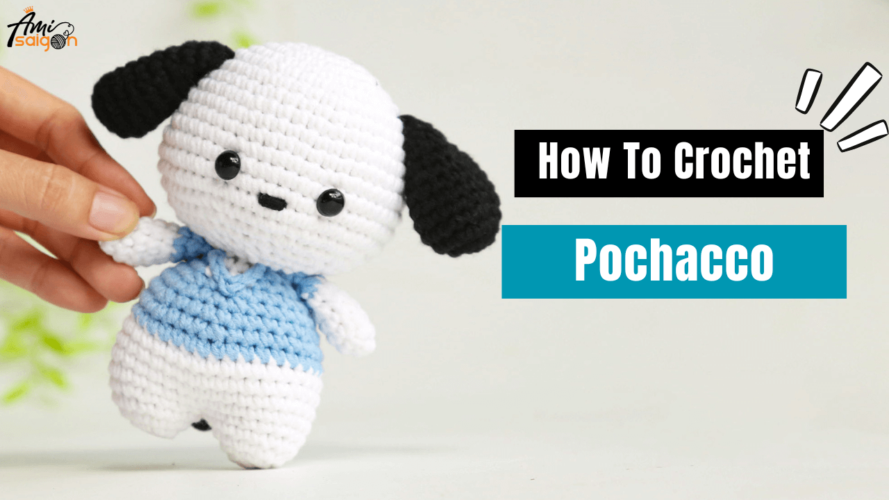 Free Pochacco Sanrio Amigurumi Crochet Step-by-Step Tutorial