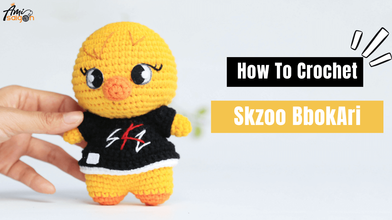 Crochet Cute BbokAri - Free SKZOO Amigurumi Tutorial
