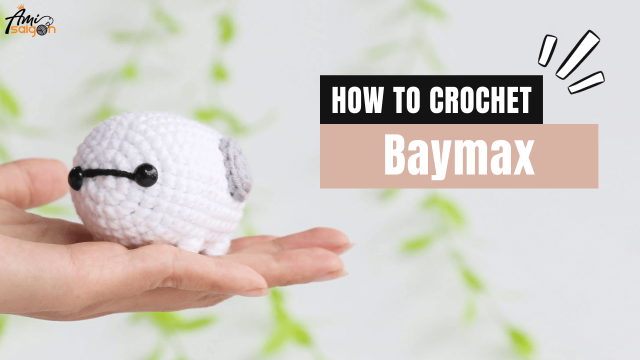 Baymax Tsum Tsum amigurumi Free crochet tutorial