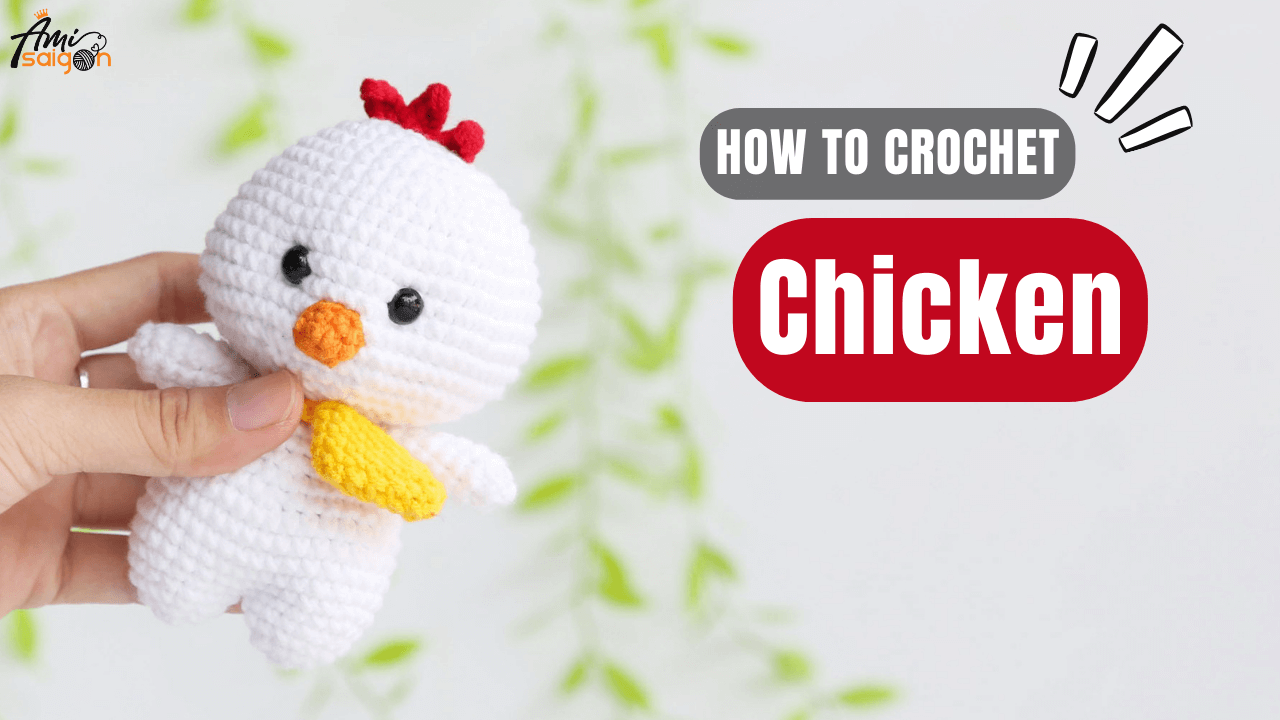 Free chicken with bag amigurumi crochet tutorial