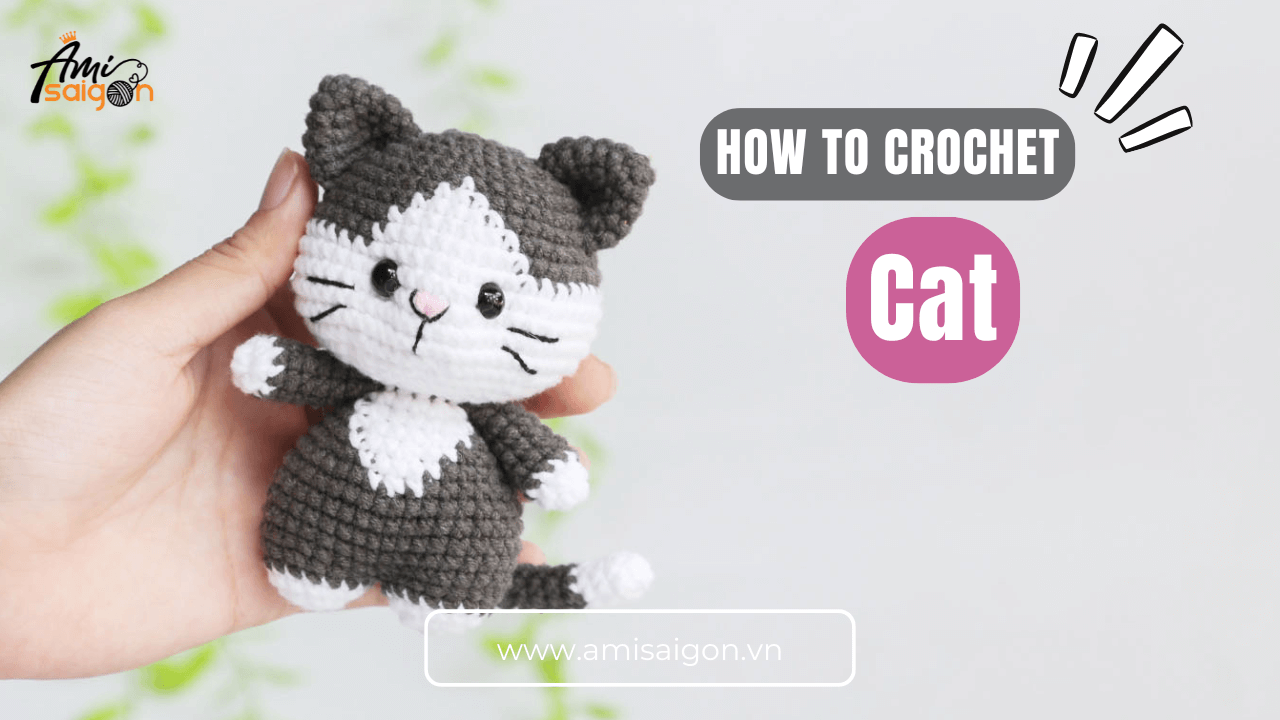 Crochet amigurumi cat Free pattern